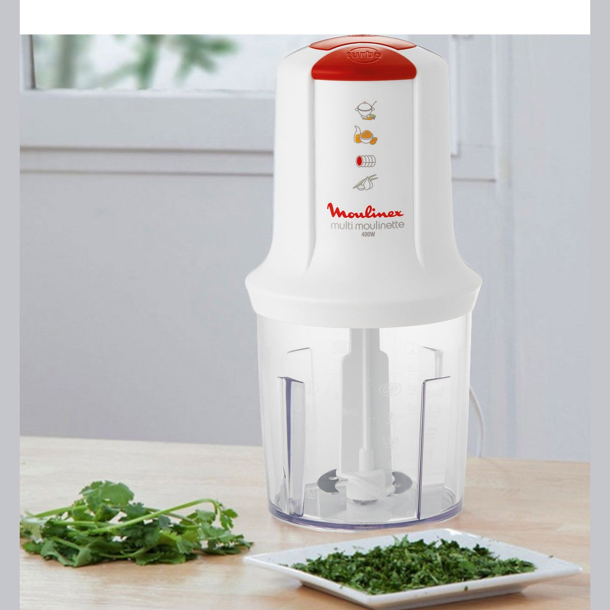 Moulinex Mini Chopper 3 In 1 - White